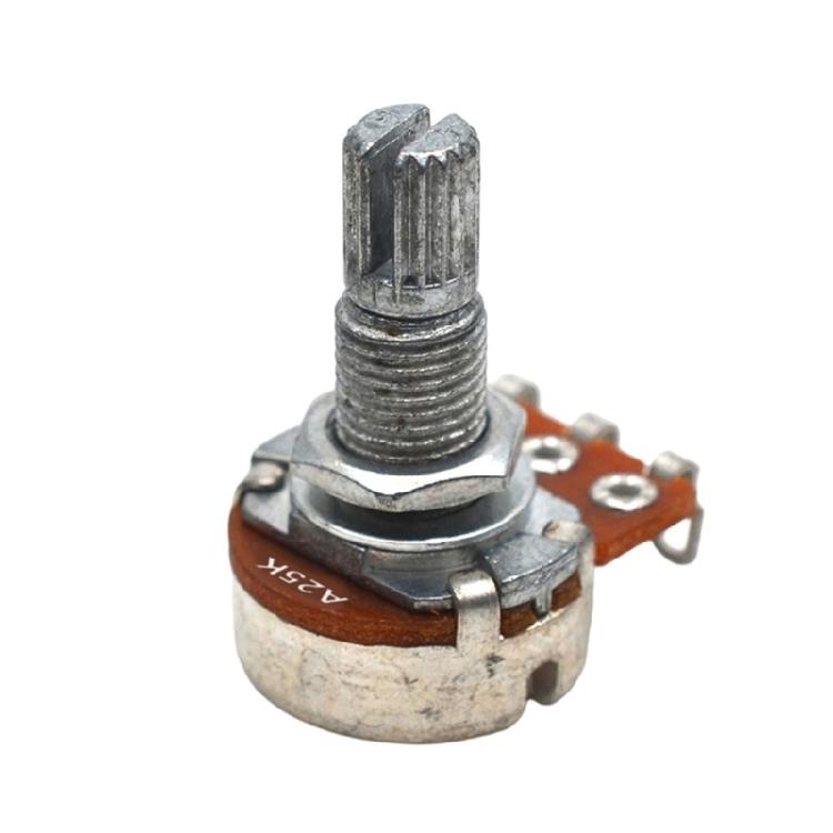 5Pcs 25K A/B 18mm Pots Shaft Guitar Potentiometers Replacement Volumes Tone Guitar Pot Electric Guitars Control Pot