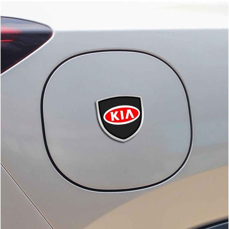 1 ks 3D kovový módní emblém štítu dveří auta odznak karoserie nálepka pro KIA sportage ceed sorento cerato optima picanto rio soul k3 k5