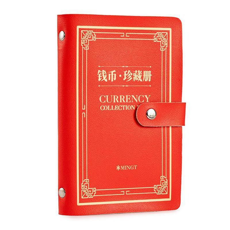 50pcs Large Capacity Banknote Collection Book For Collecting Paper Money