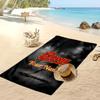 David Bowie Custom Beach Towel, Print Your Name Text Lightweight Absorbent Towel for Swimming Travel