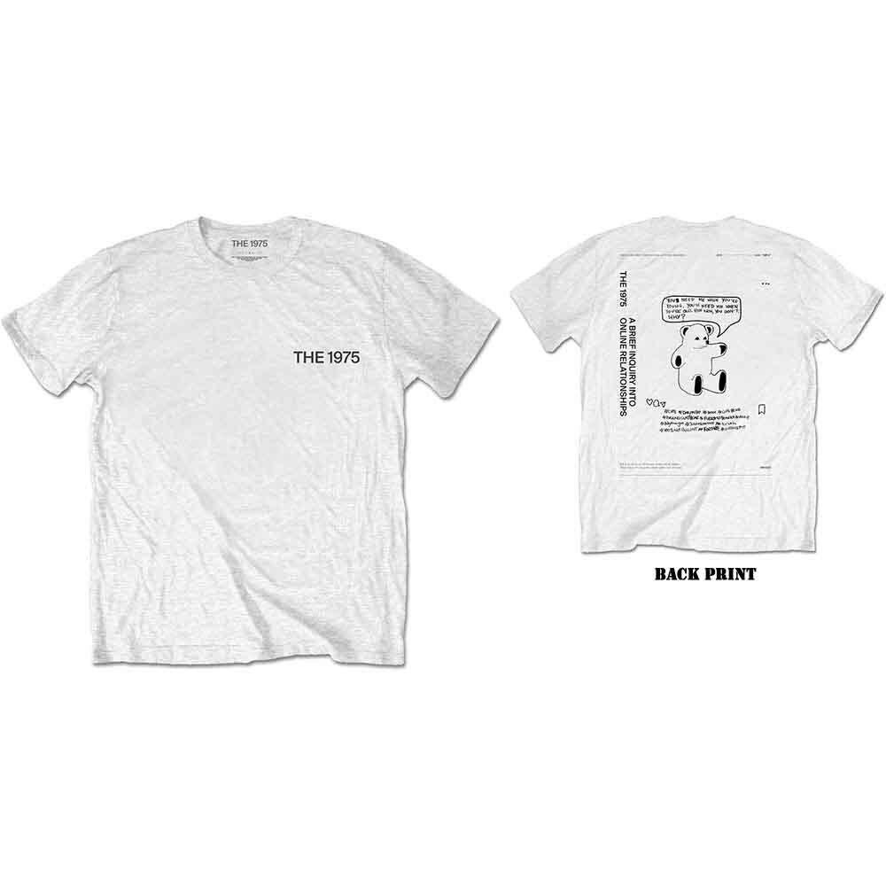 The 1975 ABIIOR Teddy T-Shirt White New Unisex T-Shirt L