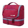 Solid Color Hanging Makeup Bag Multifunctional Waterproof Cosmetic Bag Dry-wet Separation Oxford Cloth Toiletry Organizer Bag