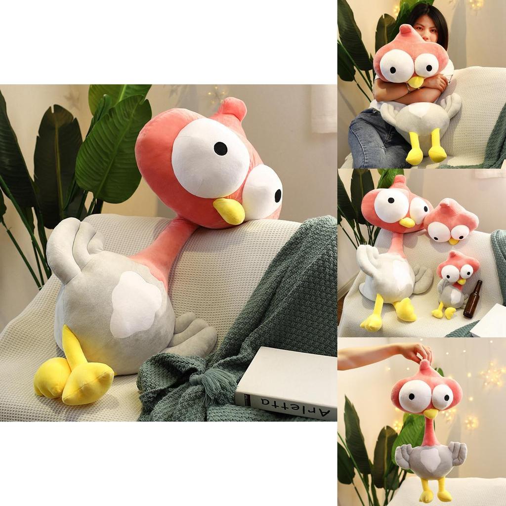 Hilarious Ostrich Plushie With Big Eyes Soft And Cuddly Gift For Kids And Graduates