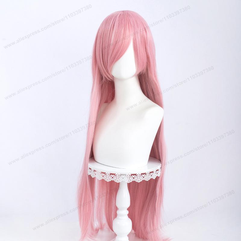 Anime 100Cm Long Staight Cosplay Synthetic Wig Black White Red Pink Brown Gold Blue Women Heat Resistant Hair High Quality Wigs