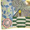 HERMES The Dance of the Amazons cashmere Caléjean 140 shawl yellow cashmere Used