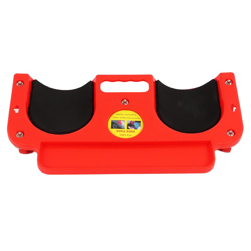Rolling Knee Dolly Sliding Knee Pads Protector With 5 Swivel Castors Repair Tool Tray for Mechanic Carpenter Flooring