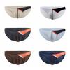 Underpants Thin Men'S Triangle Panties Breathable Lingerie T Back Briefs Low Waist Ice Silk Underwear Male