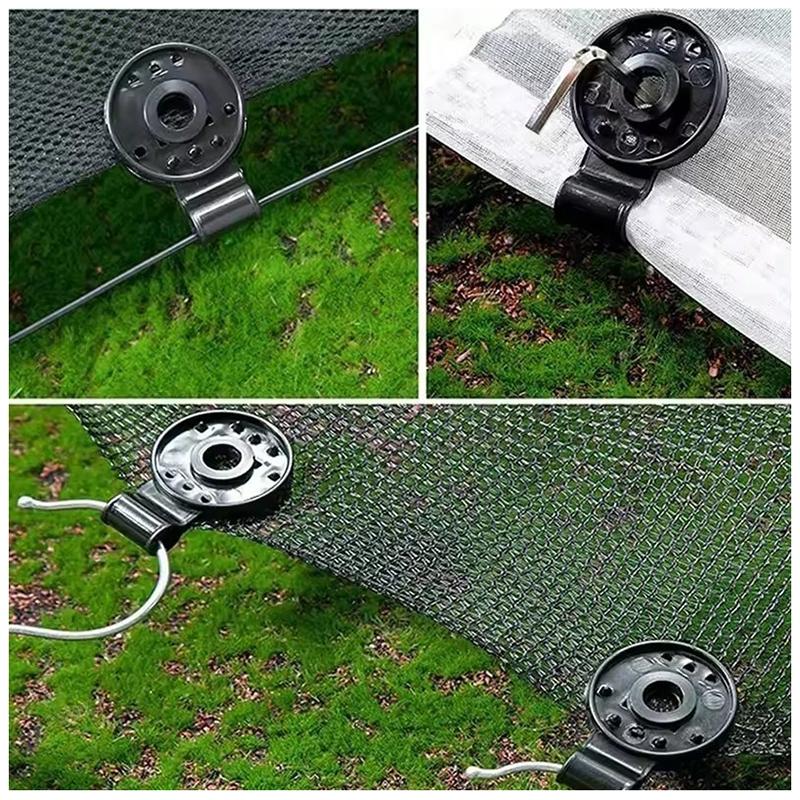 Shade Net Fixing Clips Durable Reusable Plastic Easy Install Weatherproof for Garden Patio Outdoor Greenhouse Use
