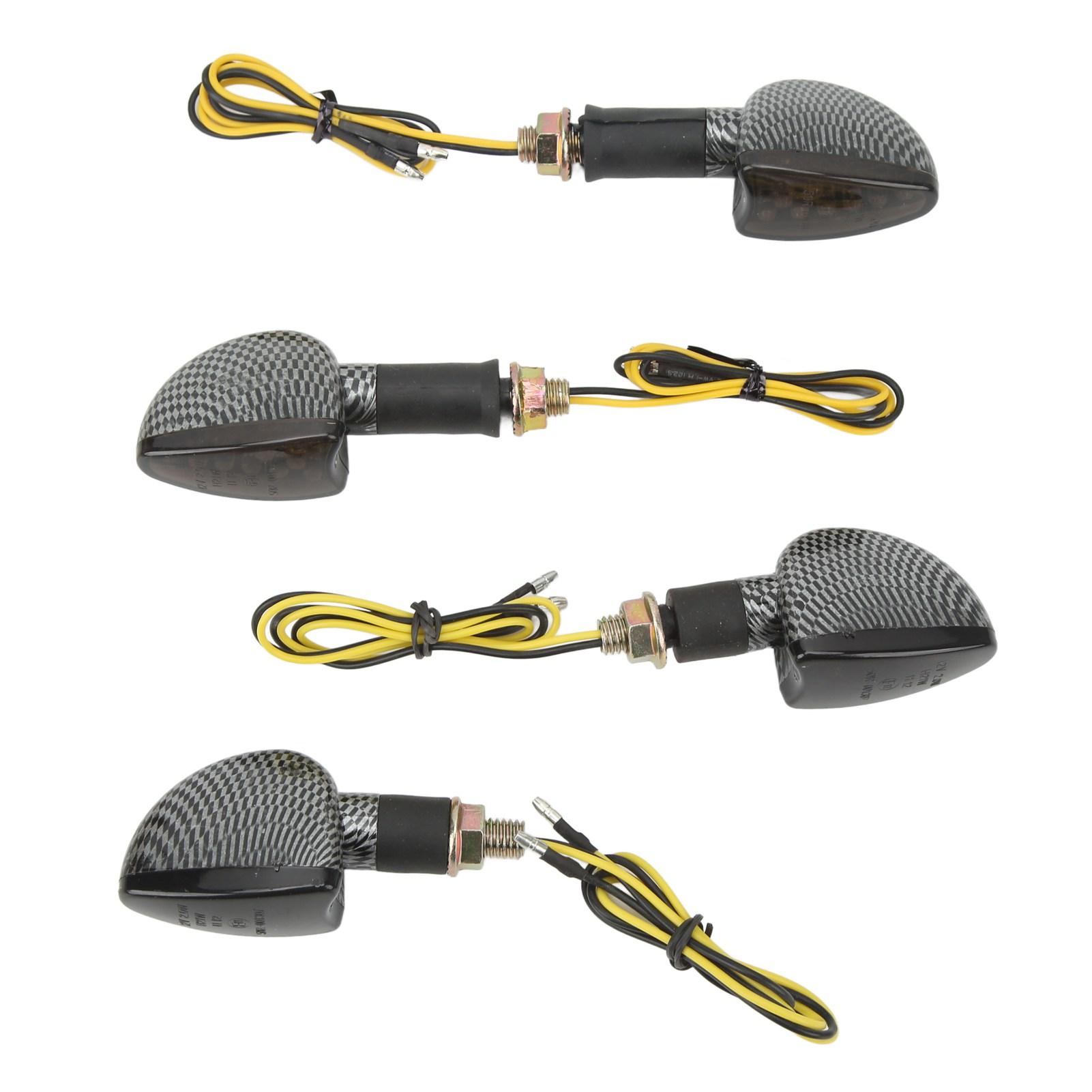 

4PCS Motorcycle Turn Signal Light Front and Rear Waterproof Bright Light Universal Replacemen for Suzuki Type2