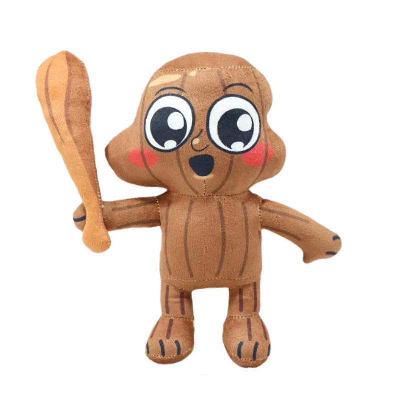 Italian Brainrot Al Tung Tung Tung Sahur Plush Toy With Soft Short Pile For Collectors And Kids