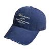 New Letter Hole Baseball Cap Youth Fashion Street Youth Curved Brim Hat Korean Style Fashionable Face Small Peaked Cap