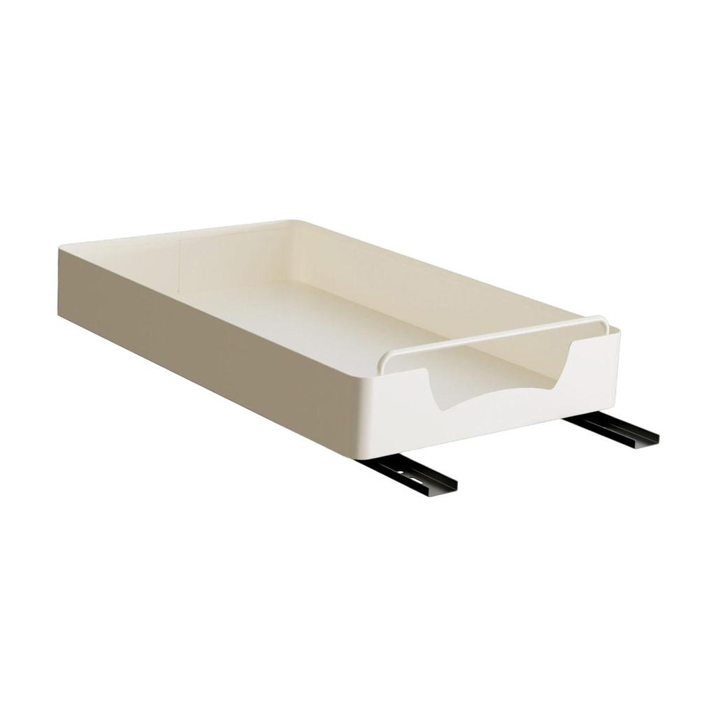 Cabinet Organizer Extendable Shelf Sliding Drawer Carbon Steel Multifunctional for Room Bedroom