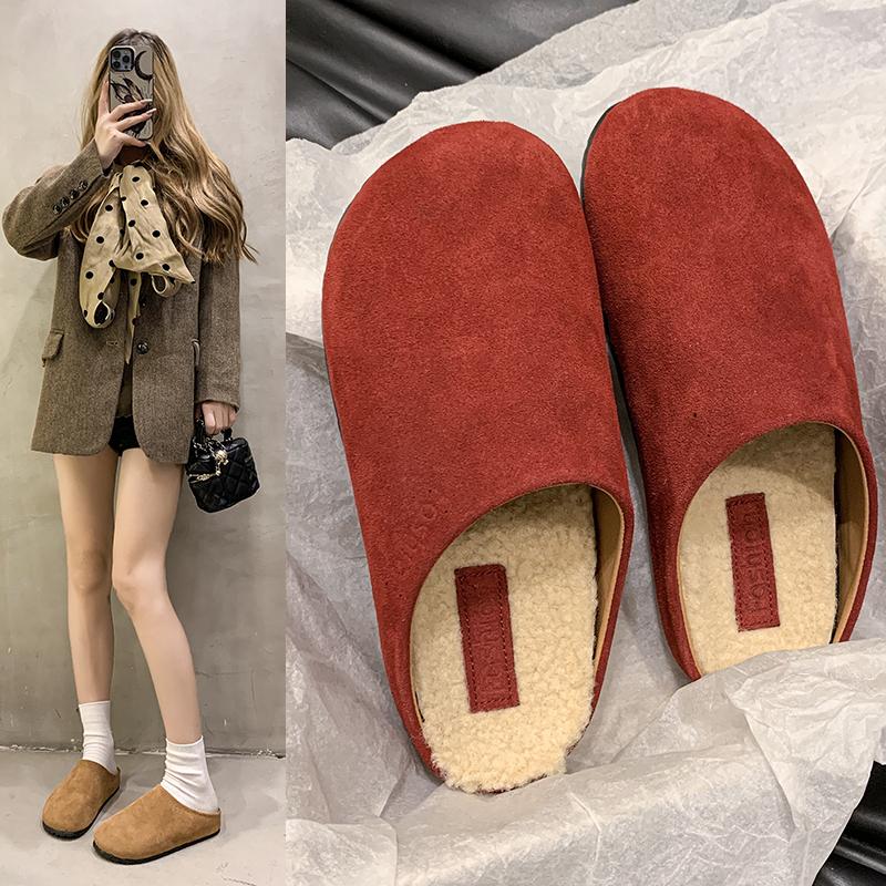Fashion 2024 Soft House Cotton Slippers  Women Autumn Winter Plush Indoor Shoes Warm Home Floor Non Slip Comfortable Breathable Slippers