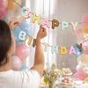Themed Birthday Party Decoration Bunting Flag for Kids and Adults