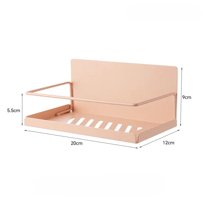 Magnetic Spice Rack for Refrigerator Side Shelf Kitchen Punch-Free Hanging Sundries Frame Wall Mounted Hollow Out Storage Racks