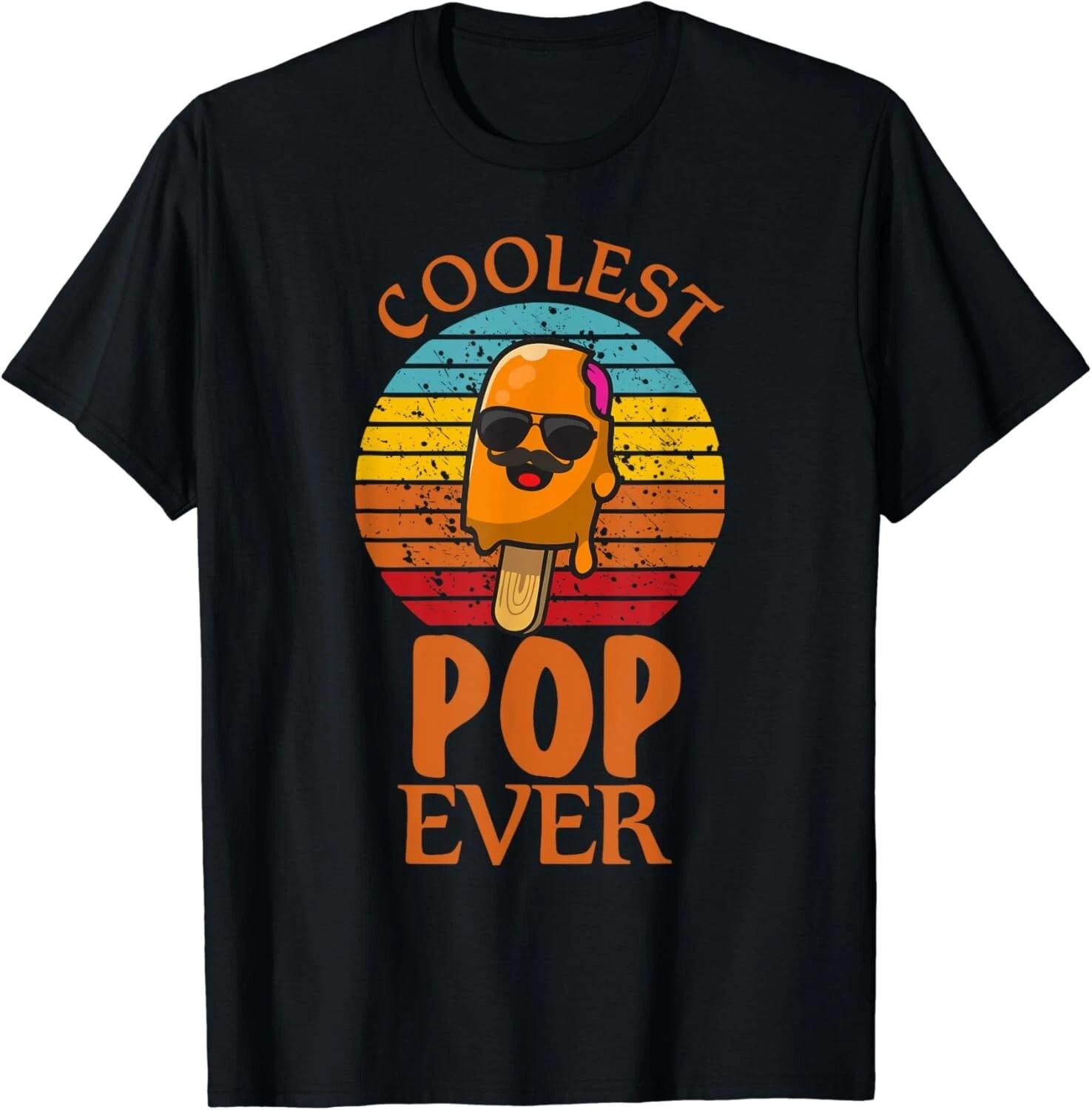 Funny Mens Coolest Pop Ever_ Boys Popsicle_ Retro Vintage Gift Unisex T-Shirt 3XL