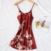 2Pcs Women Bathrobe Set Sexy Sleep Dress Women Nightgown Short Sleeve Sleepwear Bride Robe