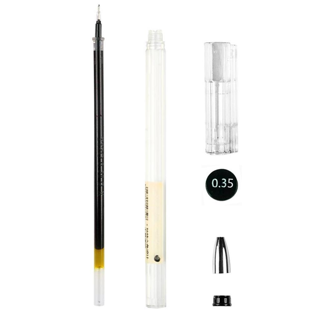 Gel Pen 0.35mm Pen Lead Black/Blue/Red Ink Writing Pens Gel Ink Pens Comfort Grip for Office Business School Student Signature Exam Stationery Suppli