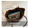 Korean Casual Large Capacity Women's Tote Bag - 2024 Trendy Simple Handbag for Versatile Commutes