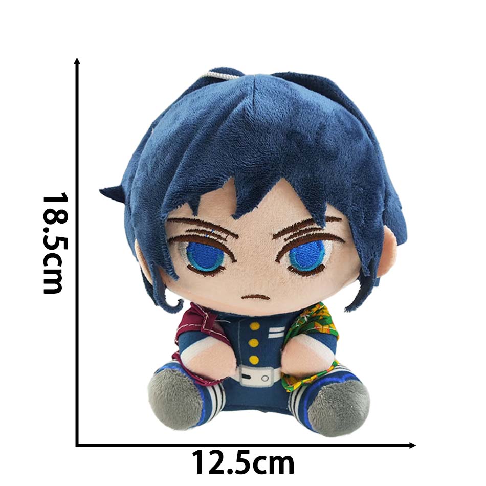 Demon Slayer Plush Stuffed Toys Tsugikuni Yoriichi Tsugikuni Michikatsu Akaza Anime Cartoon Figure Doll Children'S Birthday Gift