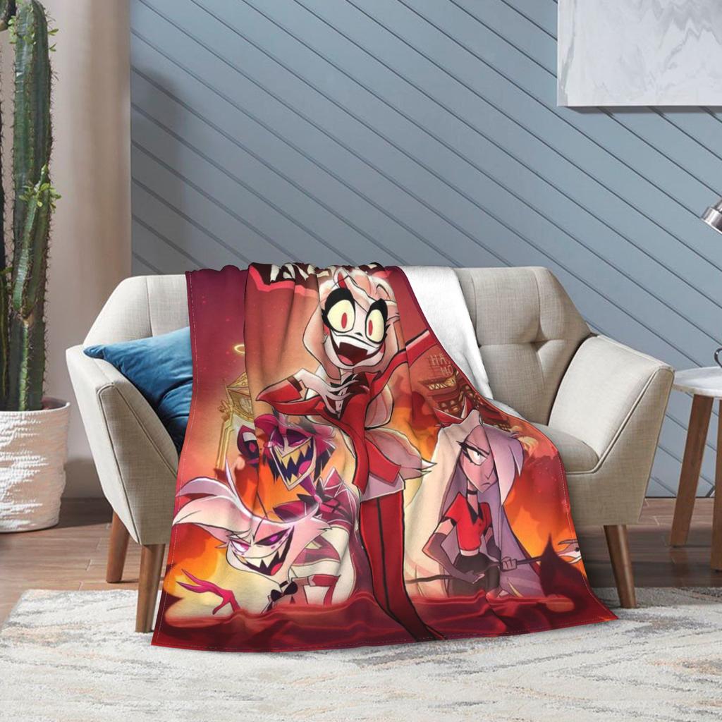 H-Hazbins H-Hotels vox 2 Gift Blanket For Men Women Cozy Soft Throw Blankets for Living Room 50x60 Inches Multi-size