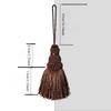 2pcs Home Decor Hanging Rope Silk Tassel Fringe Tassel Trim Garment Decoration Key Tassels For DIY Embellish Curtain Accessories