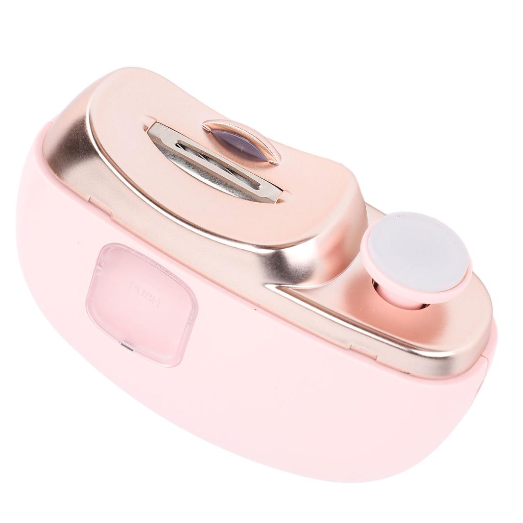 Electric Nail Clipper Powerful Low Noise Automatic Finger Nail Cutter with Brush for Baby Elderly