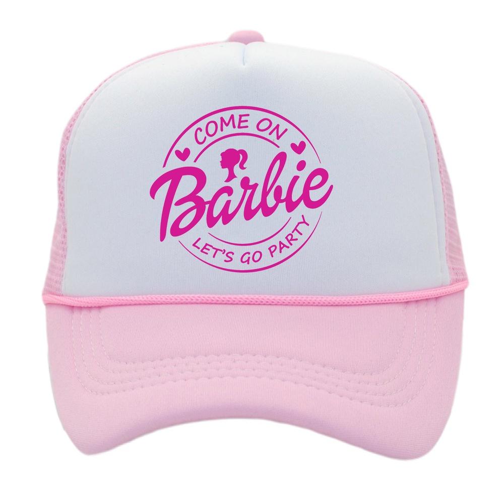 2023 Barbie Pink Parent-child Baseball Cap For Summer Beach Parties Wholesale