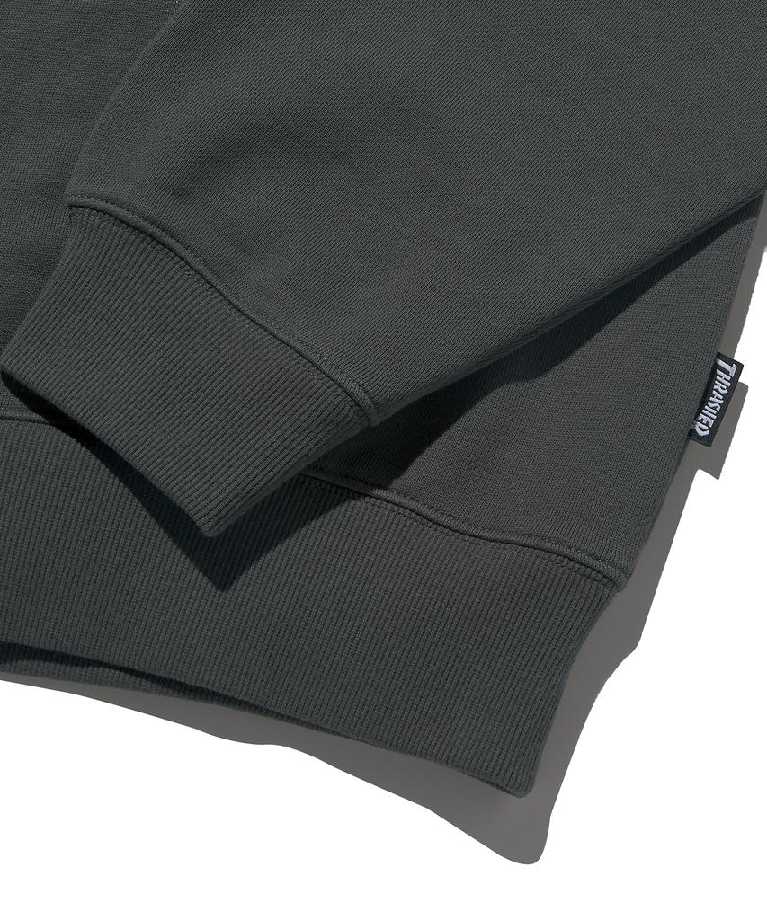 Flame Logo Hoodie Charcoal