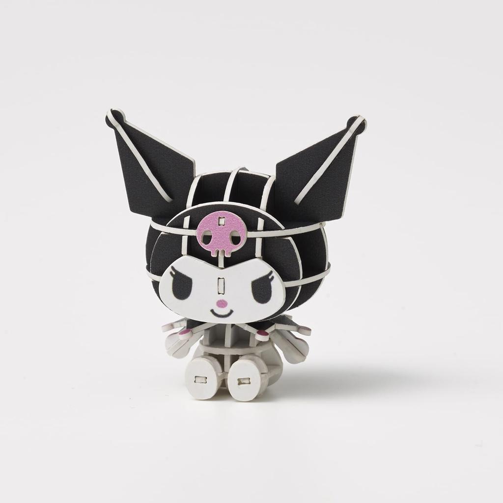 si-gu-mi PLUS Sanrio Kuromi - 3D Paper Puzzle DIY Craft Kit for Kids and Adults - Educational Toy for Boys and Girls - 3D Artwork and a Great Gift