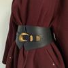 Elastic Wide Cummerbunds Solid Color Western Cowboy Belt Fashion Wide Belt  Dress