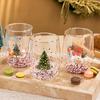 Transparent Coffee Milk Mug Tea Espresso Cup Heat-resistant Christmas Gift  Holiday Table Decor
