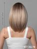 BLONDE UNICORN Perruque Bob synthétique courte et lisse avec frange, cheveux naturels quotidiens pour femmes, résistants à la chaleur, marron, blond, ombré, Cosplay, fête