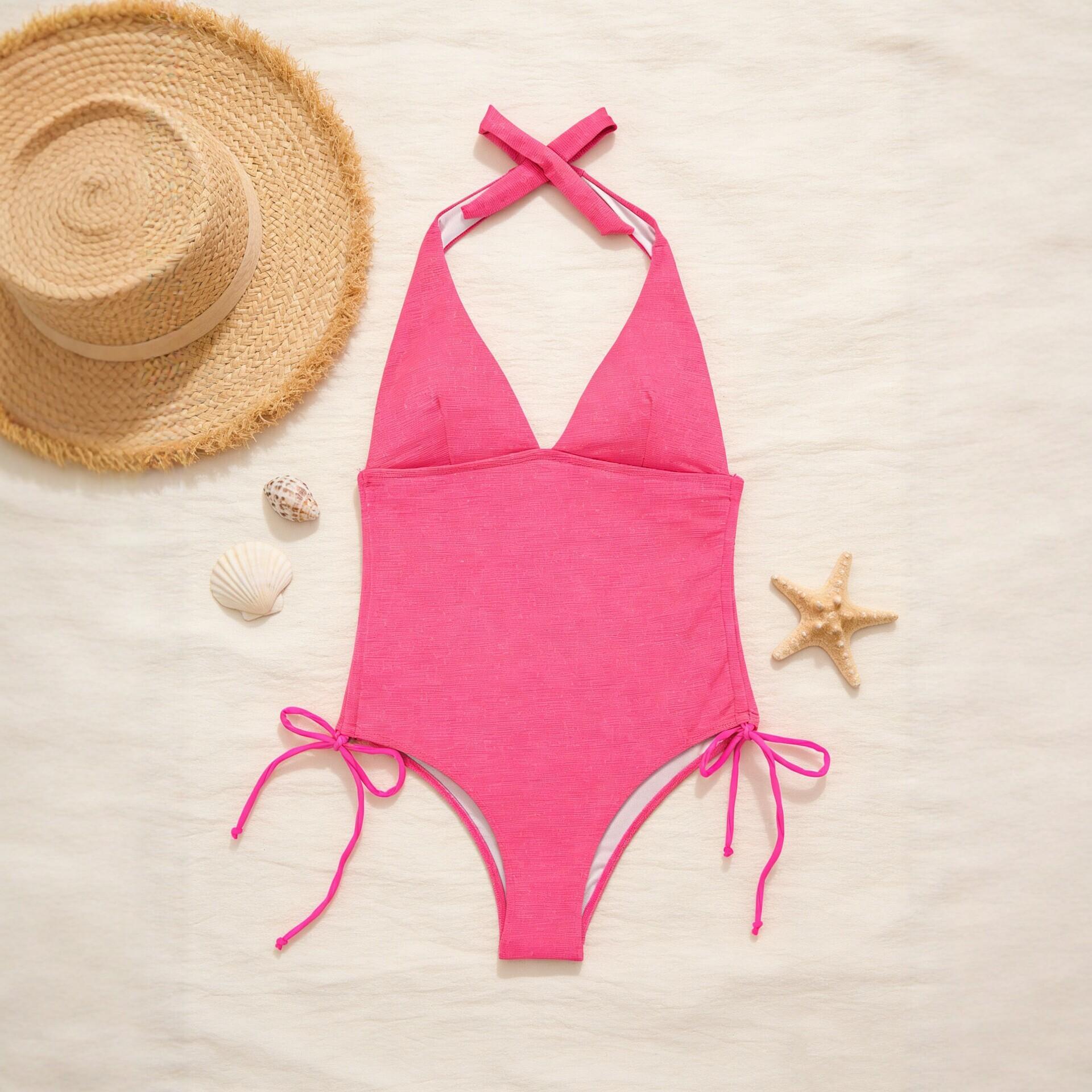

TS JYL-BK134 Tassel Mesh Four-Piece Bikini, Solid Color Ins Style Swimwear S cal поли зеленый