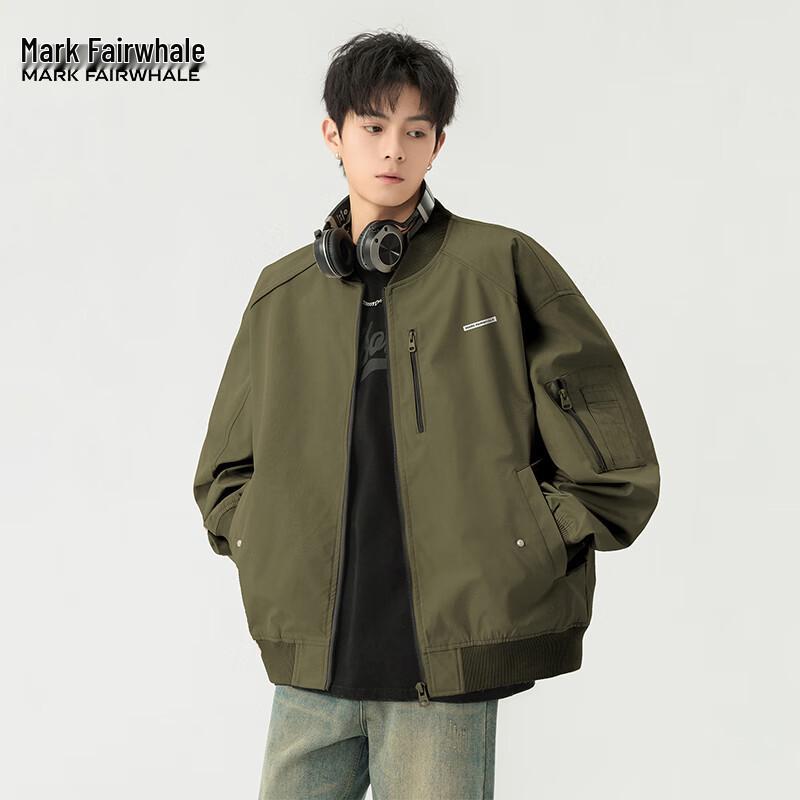 Mark Fairwhale Men's Loose Fit Pilot Jacket