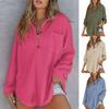 2025 Summer Women's V-neck Cotton Linen Dress: Casual European & American Vacation Style