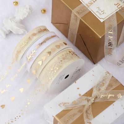 9M Band für Schleifen Geschenkband Satin Weihnachtsband Liebhaber Hochzeit Event Party Dekorative Bänder Bekleidung Nähzubehör DD005