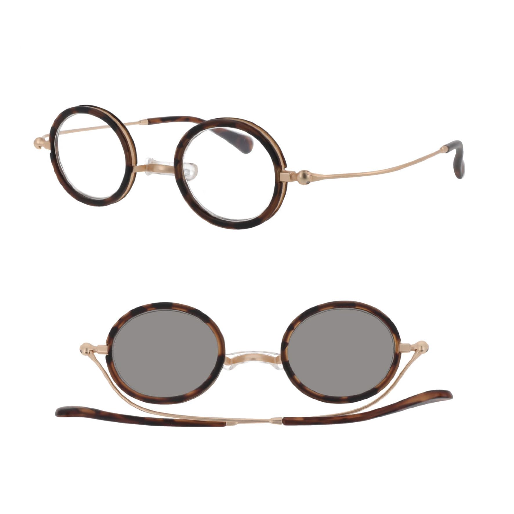 

Очки для чтения SHIORI для мужчин и стильный фотохромный футляр с защитой от синего света и УФ-излучения, коричневый деми, женские, линзы, блокирующие, защита, в комплекте, матовые, SI-11PH-2,