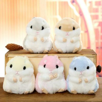 Hamster Pluche Sleutelhanger Zacht Schattig Knuffeldier Hanger voor Tassen Rugzakken Sleutels Schattige Pluche Sleutelhanger Cadeau voor Kinderen Vrienden Kerstmis Verjaardag