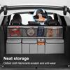 SEAMETAL Auto Kofferraum Aufbewahrungstasche Faltbarer Organizer Autositz Rücken Hängende Aufbewahrungstasche Ordnungsbox Fahrzeugzubehör