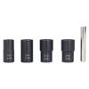 5Pcs Lug Nut Socket Set Convenient Efficient High Hardness Durable Twist Socket Set for Worn Rusty