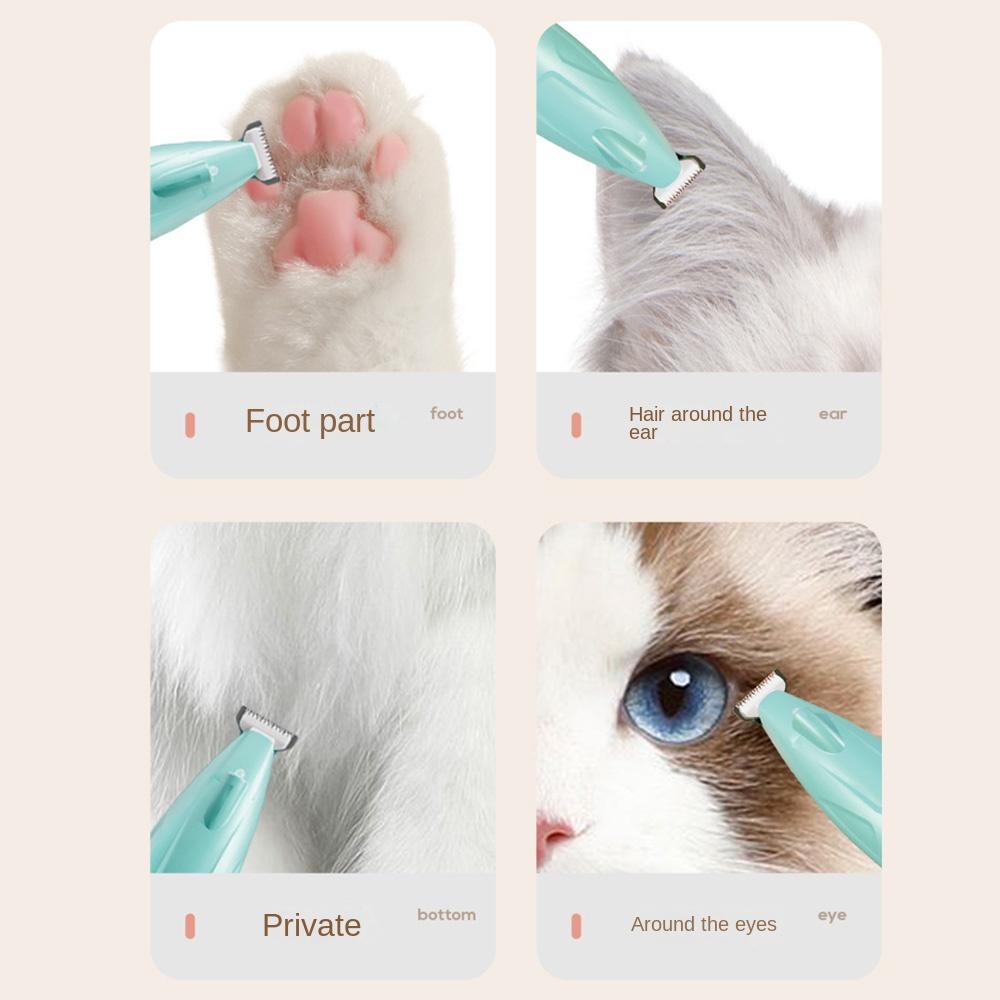 USB Charging Dogs Haircut Trimmer Widen Electric Dog Hair Remover Cats  Foot Shaver  Hairdresser