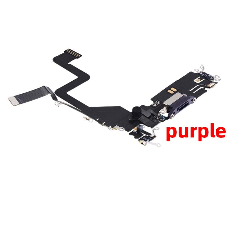 Original For iphone 14 pro 14pro Charging Port Flex Microphone Mini USB Charger Dock Connector Repair Replacement Parts