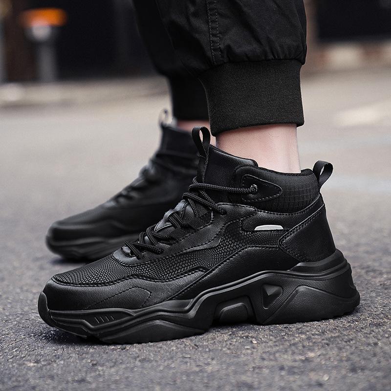 

Large size men s casual shoes, warm and light sports shoes in winter, fashionable and versatile thick-soled trendy running shoes, spot batch 46