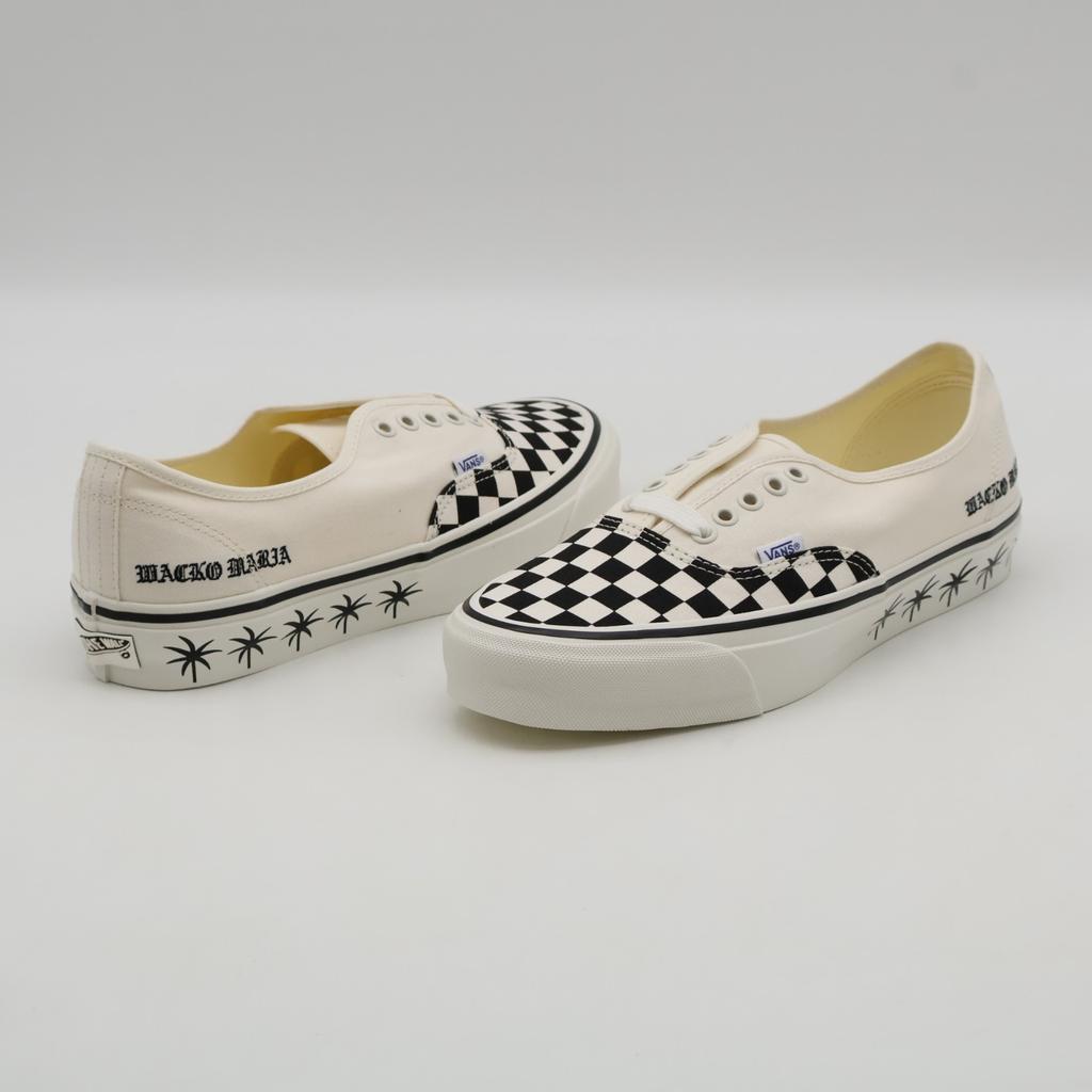 VN000D9NCKB WACKO MARIA A Vans Premium Authentic Checkerboard Snow White (Men's)