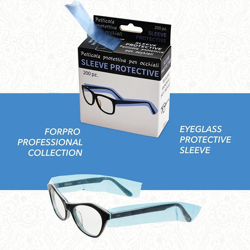 200 adet/Kutu Tek Kullanımlık Gözlük Sapı Kılıfı Kuaförlük Kendin Yap Berber Saç Boyama Gözlük Koruyucu Leke Önleyici Aletler