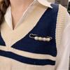 6Pcs Premium Faux Pearls Brooch Pin Wardrobe Accessories For Dresses Hats Shawls - Romantic Valentines Day Accent Elegant Temperament Decorations
