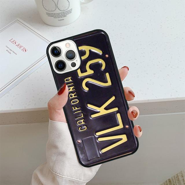 PLATE LICENSE CALIFORNIA Phone Case For iPhone 17 Air 13 12 14 15 16  Cover For Apple Pro Max 6S Plus Coque