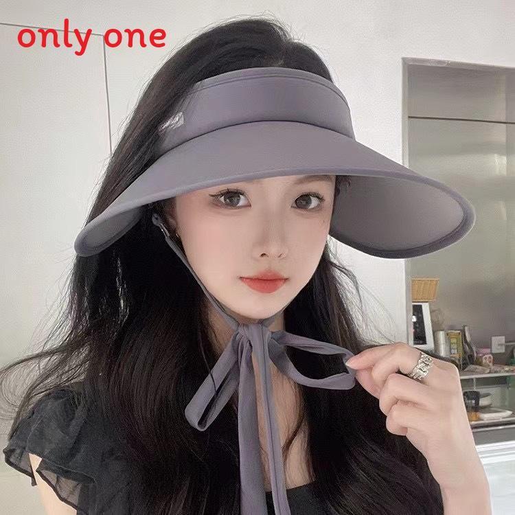 Summer Uv Sun Hat With Oversized Brim Ice Silk Material For Casual And Fashion Use