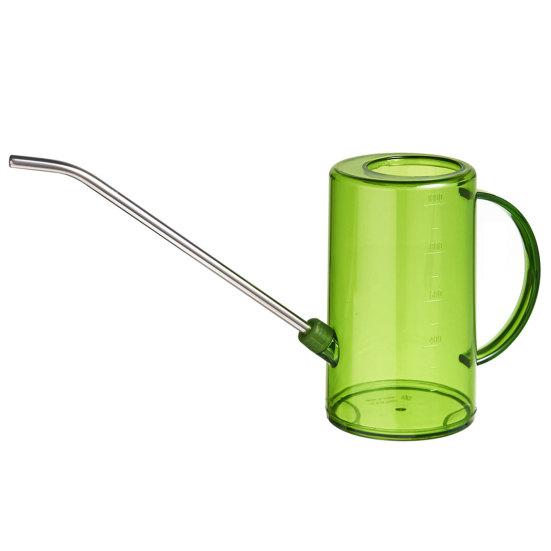 Garden Watering Can with Long Stainless Steel Spout 1L зелёный